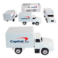 3" Die Cast Replica Box Truck White Full Color Graphics ( Both Sides- Same Logo)